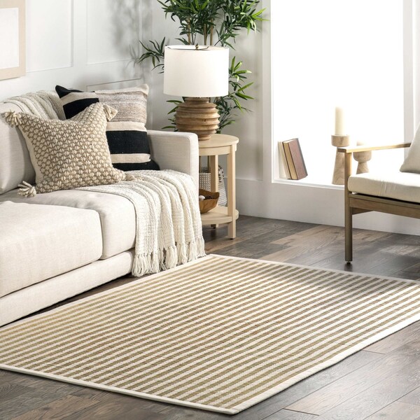 Nuloom Margie Striped Grass Area Rug 5ft x 8ft TALG01A-508 - main